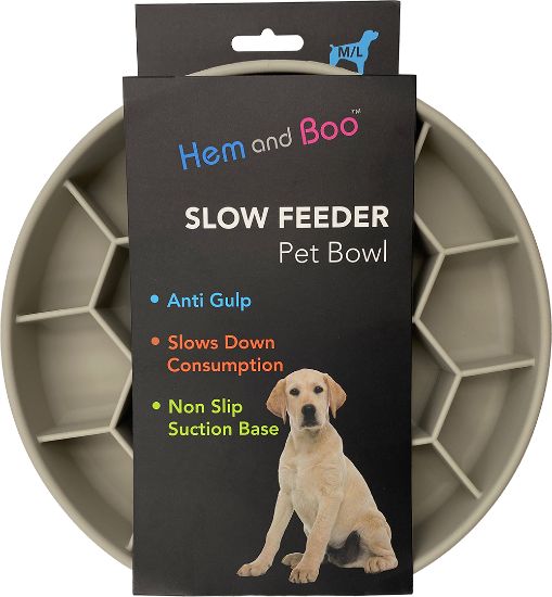 Hemm and Boo slow feeder bowl silicone