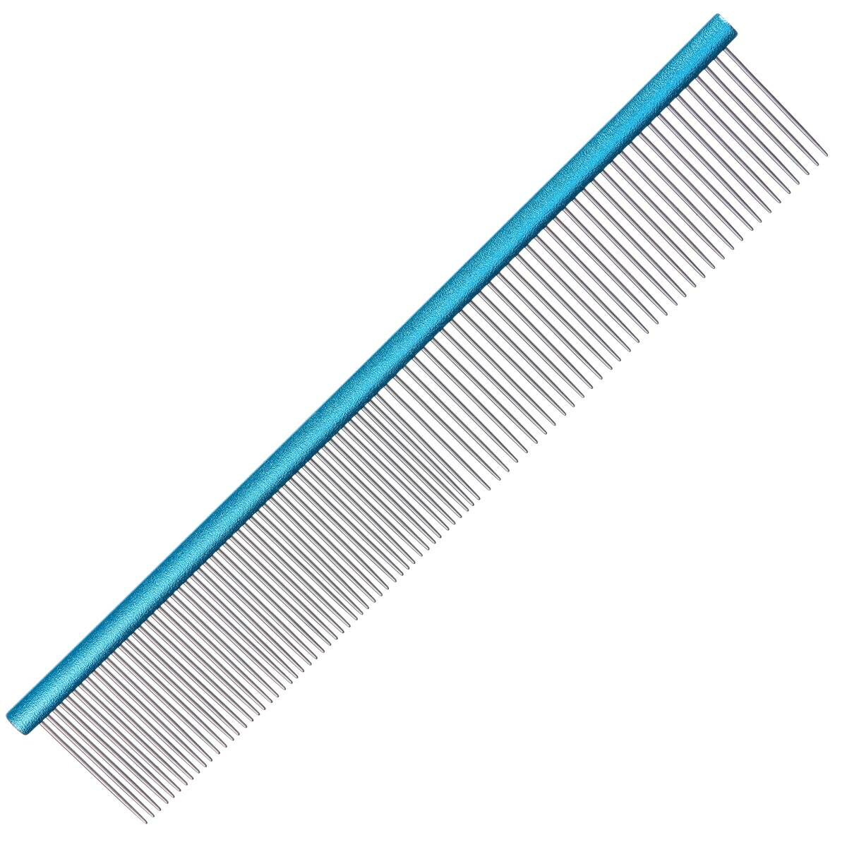 Ancol Heritage Straight Aluminium Comb - Two Widths Of Teeth