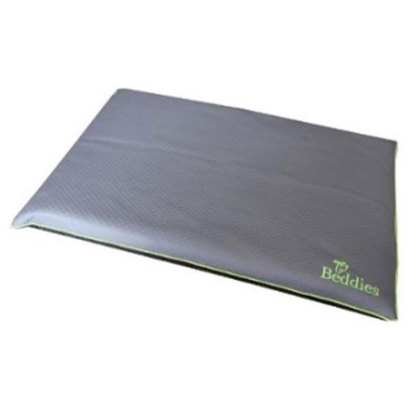 Beddies Medium Waterproof Crate Mat Charcoal And Lime 100Cm X 70Cm
