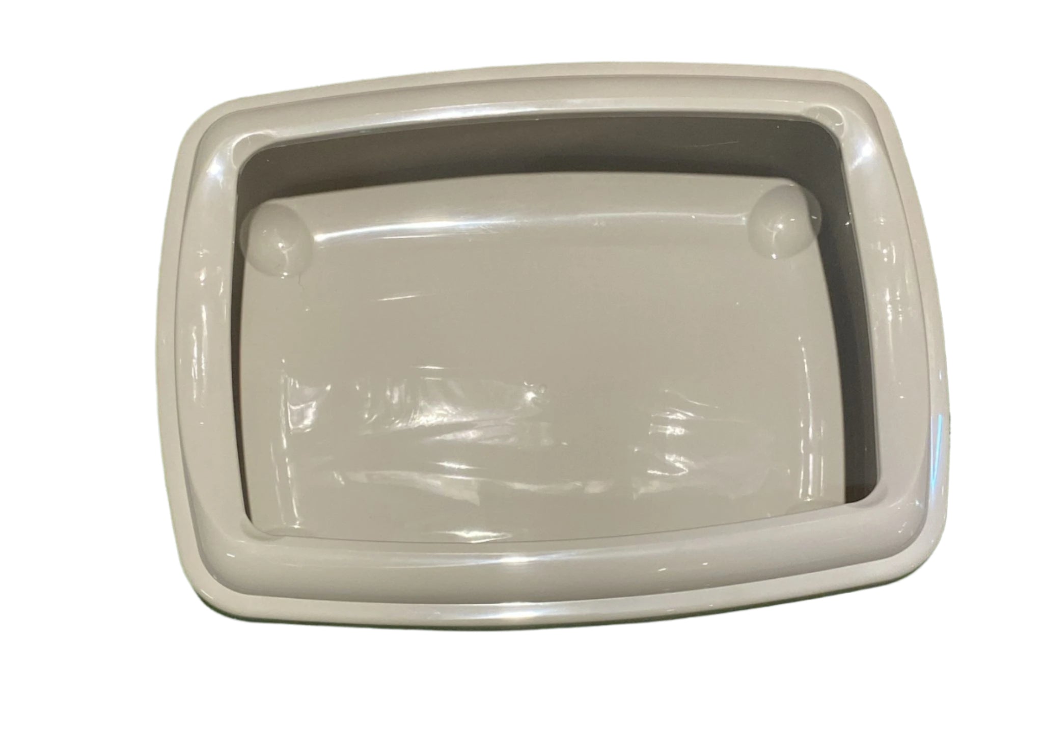 Grey Cat Litter Tray