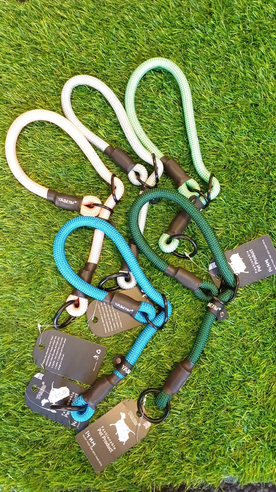 Slip Collars for Dogs 14mm
