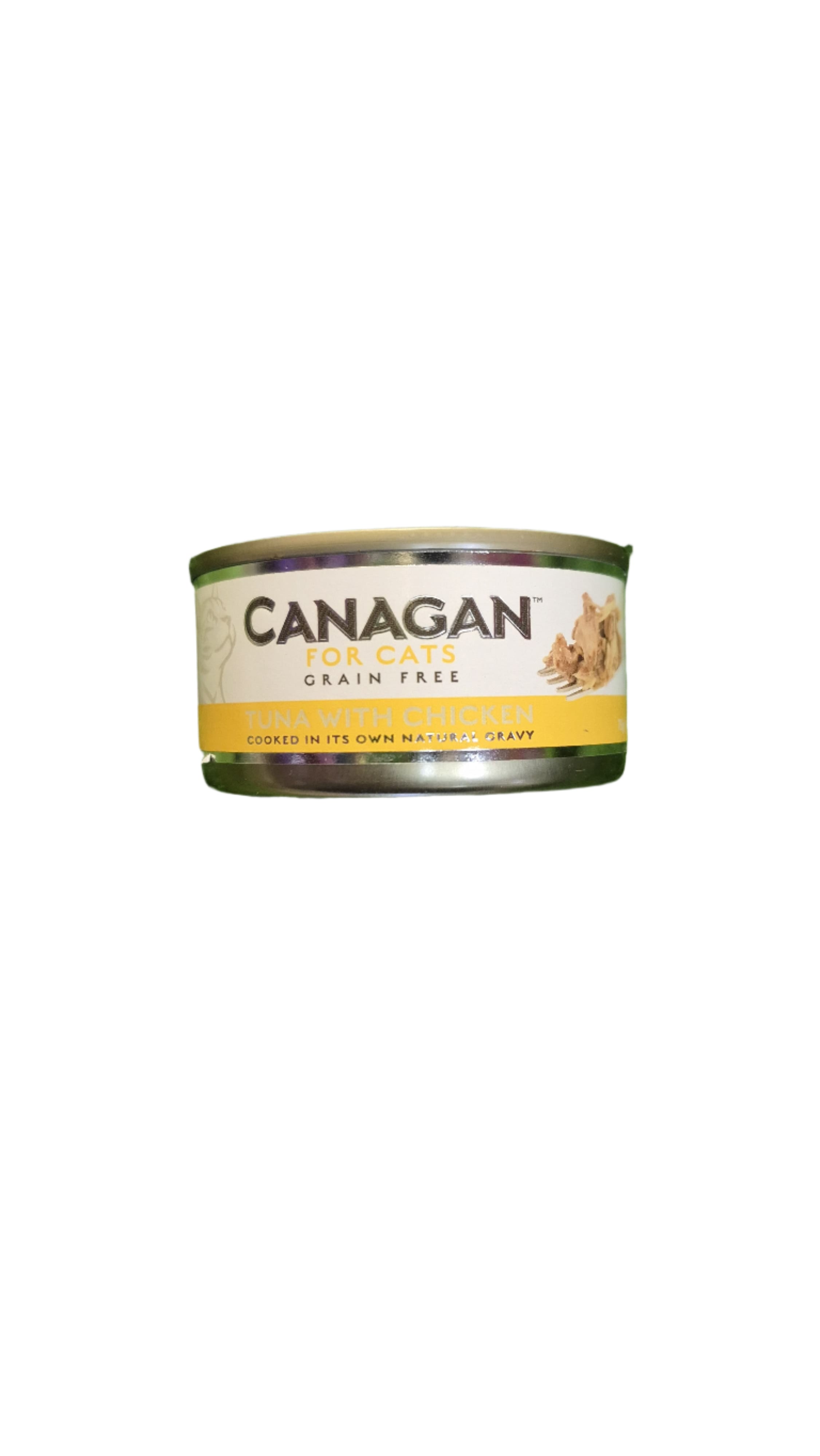 Canagan Tuna with Chicken in Natural Gravy – Premium Grain-Free Wet Cat Food (75g)