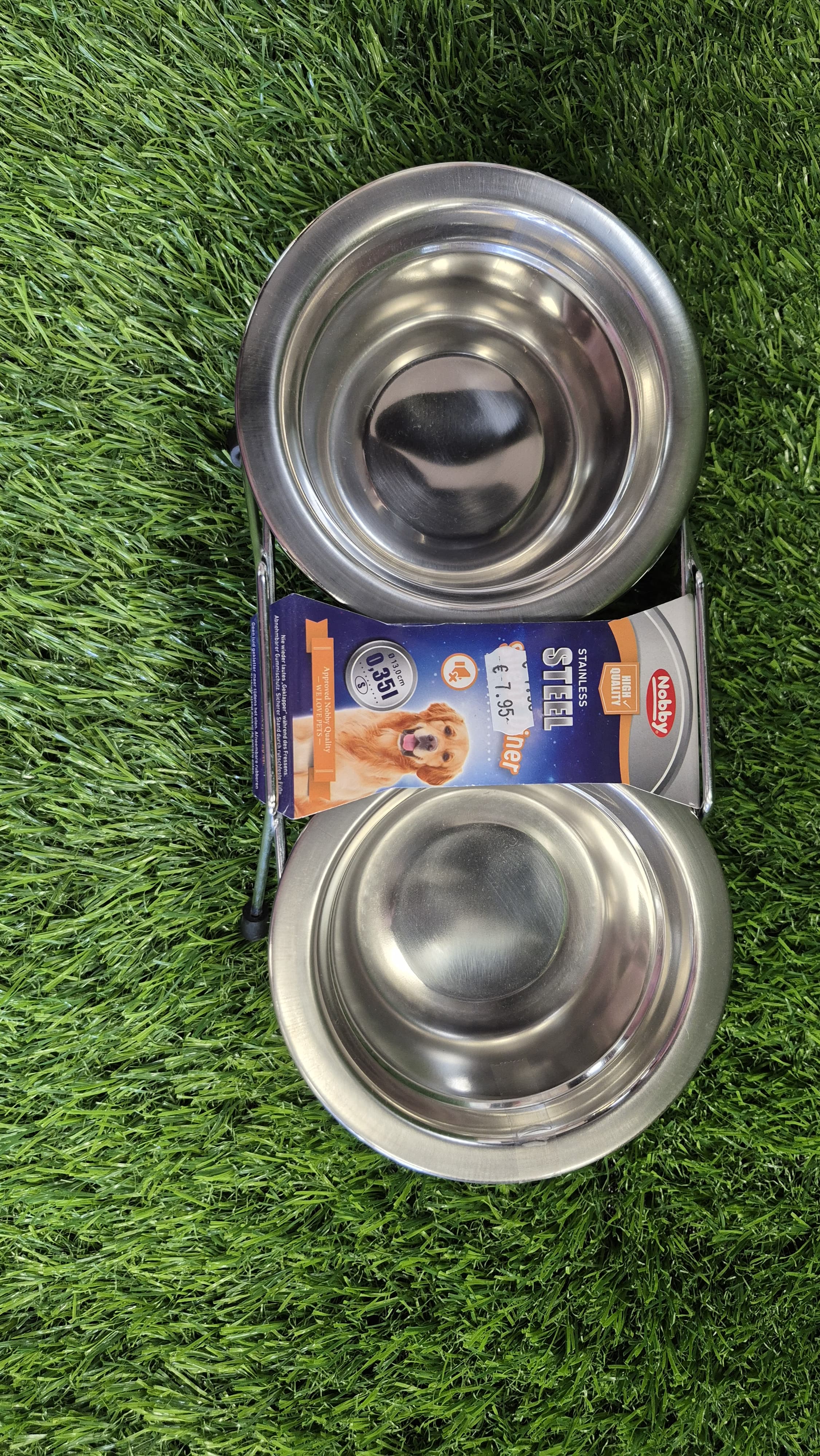 Nobby Stainless Steel Silent Diner Pet Bowls