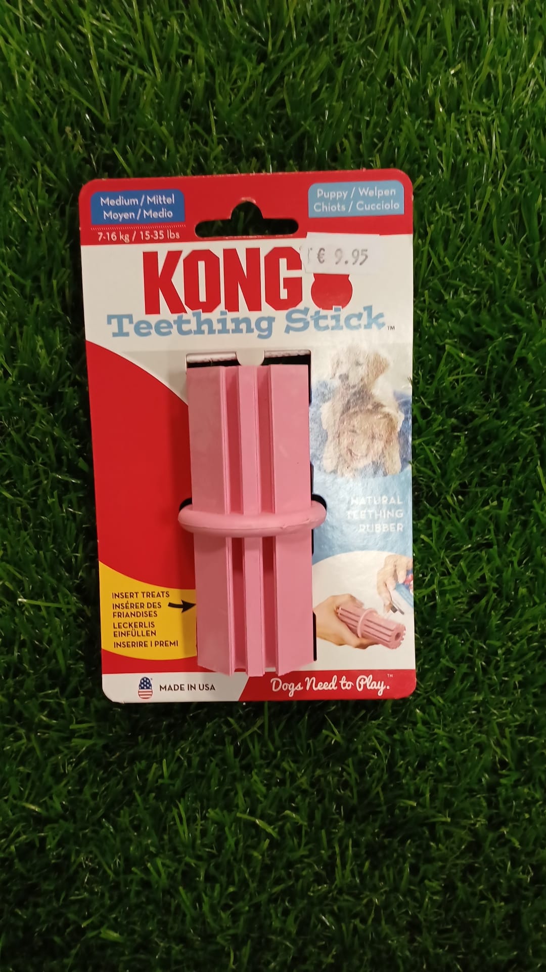 Pink Teething Stick by Kong